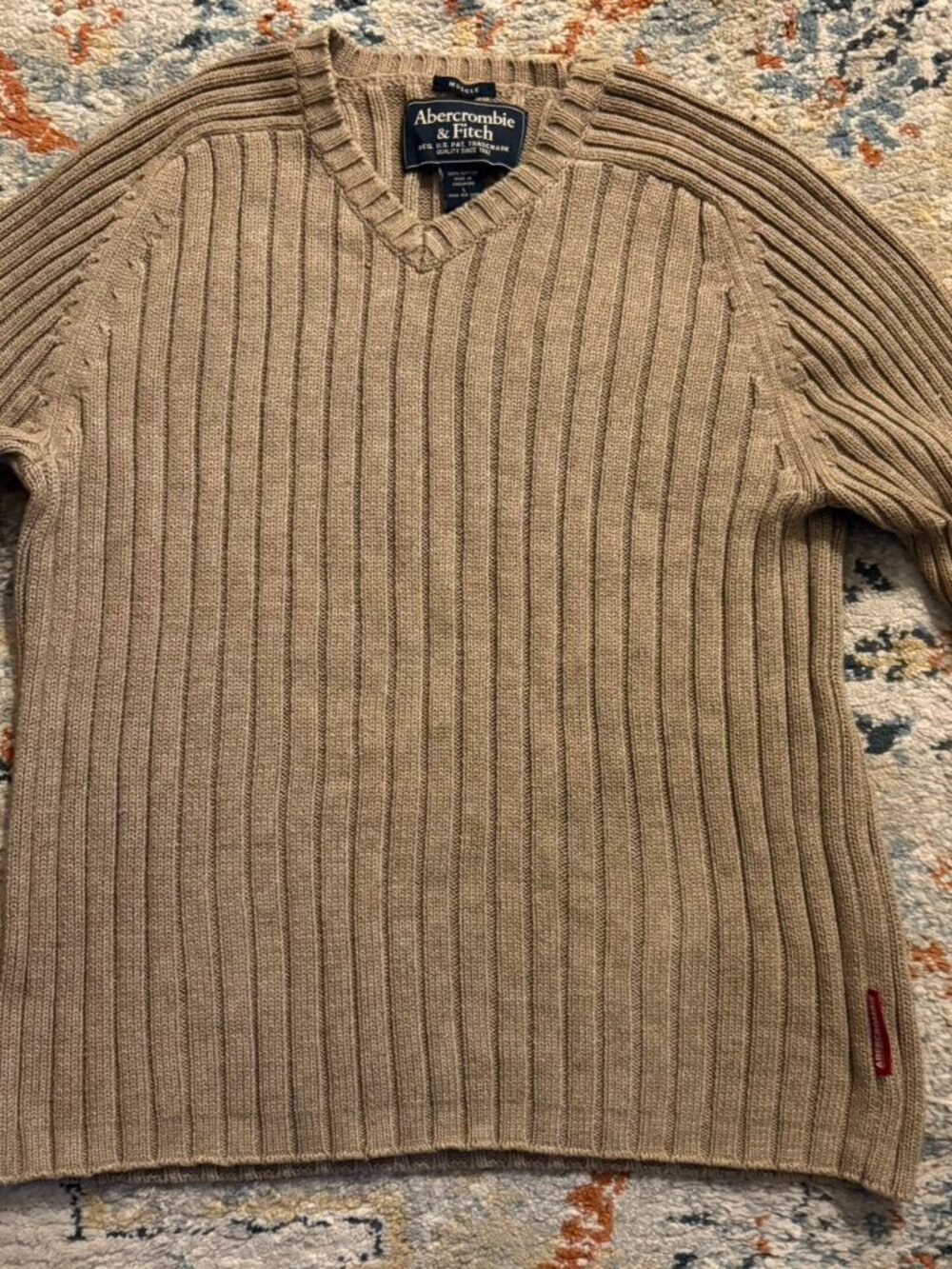 Vintage Abercrombie & Fitch Brown Knit